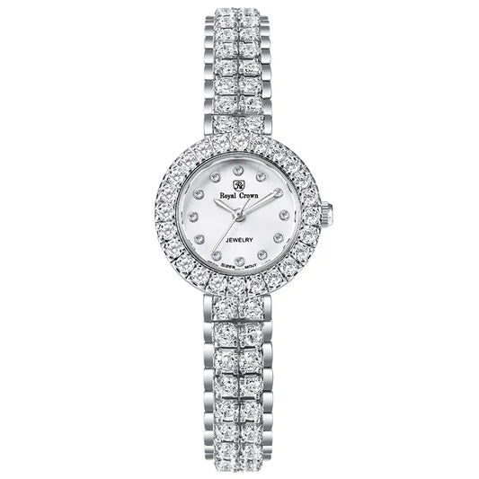 Royal Crown Watch Small Fine Bling Bracelet