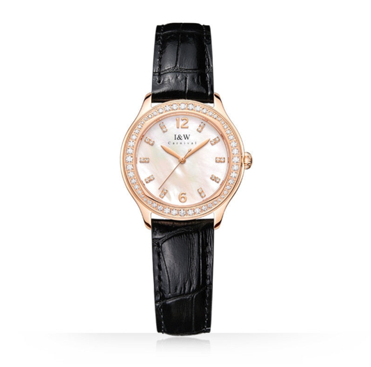 I&W  Women Luxury Dress Quartz Wristwatch Waterproof Sapphire