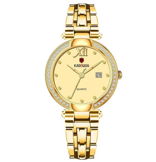 Kademan Women's Fashion Quartz Watch with date and Water Resistant