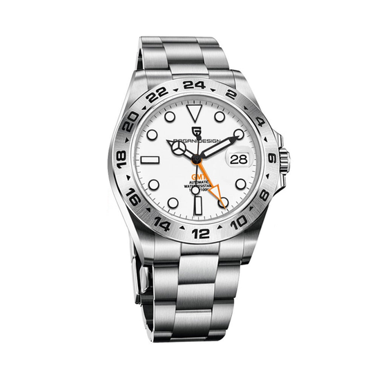 Pagani Design NH34 GMT Men Automatic Mechanical Watch Stainless Steel