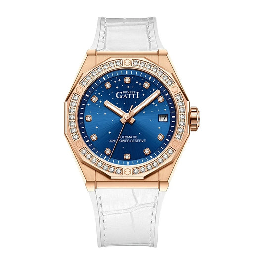 Bonest Gatti Japanese Movement Waterproof Quartz Watch Leather Strap