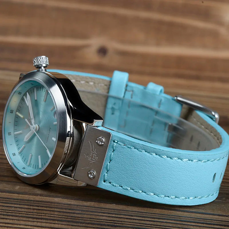 Yelang Ladies Watch 36mm Quartz Luminous 100M Waterproof Sapphire Glass with Date
