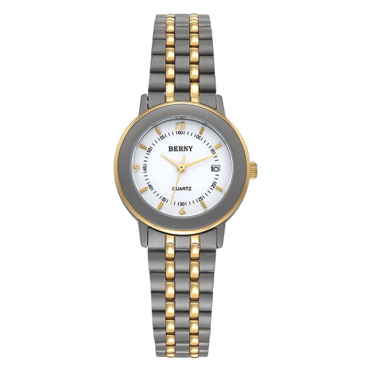 Berny Titanium Watch  Quartz Wristwatch Supper Light Japanese Miyota Movement