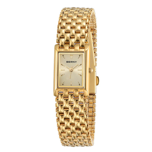 Berny Watch available in different face colours. Waterproof Stainless Steel