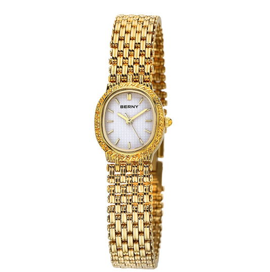 Berny Watch Quartz Small Dial Stainless Steel