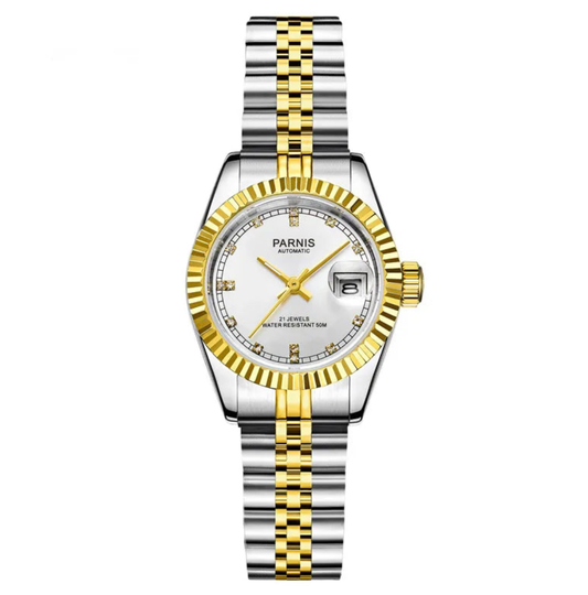 Parnis Watch Luxury Ladies Watch Stainless Steel Japanese Movement