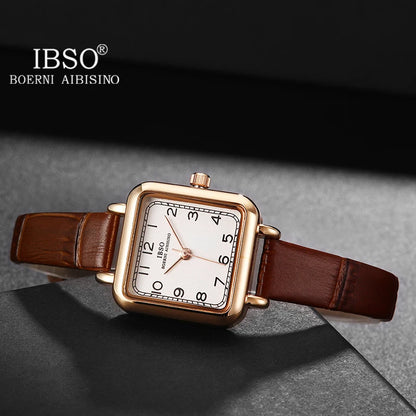 Ibso Retro Style Stainless Steel Watch Japanese Movement and Waterproof