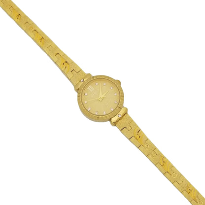 Babila Watch Stainless Steel with 24k Thick Plated Gold Decorations