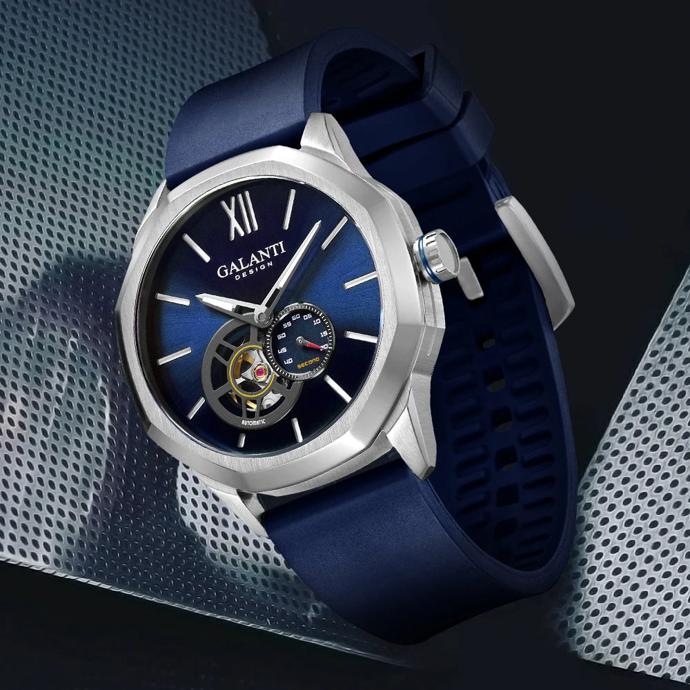 Cadisen Galanti Design Watch Miyota Automatic Japanese Movement, Sapphire Glass Stainless Steel