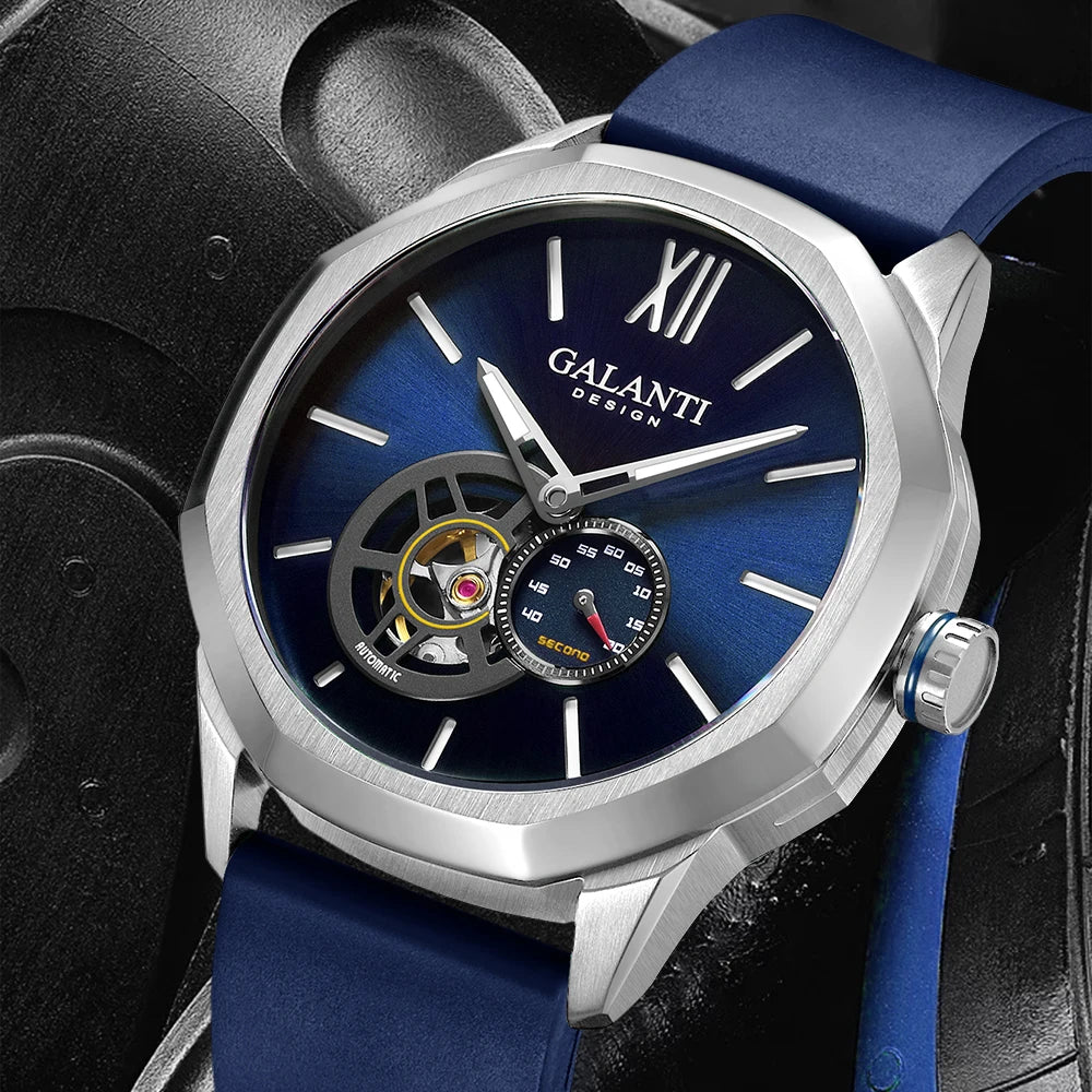 Cadisen Galanti Design Watch Miyota Automatic Japanese Movement, Sapphire Glass Stainless Steel