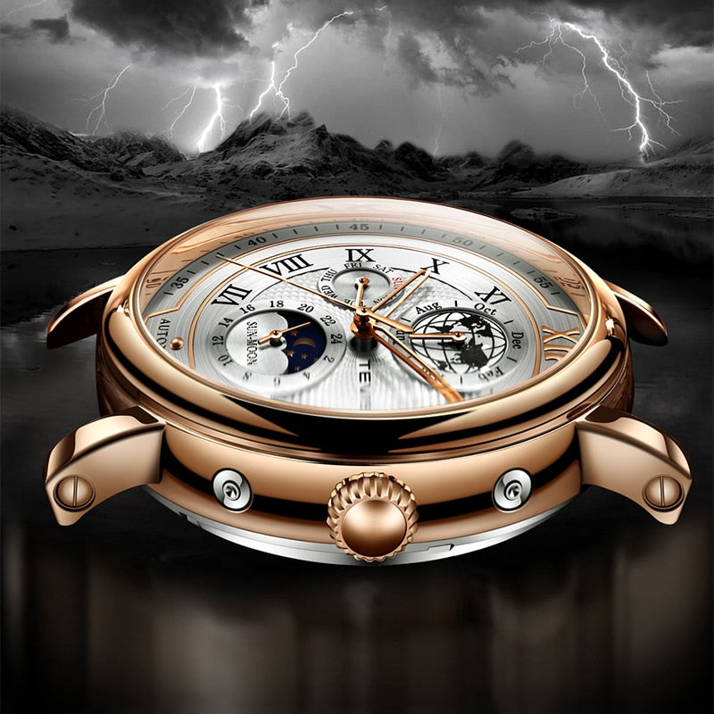 Tevise Waterproof Mechanical Watch