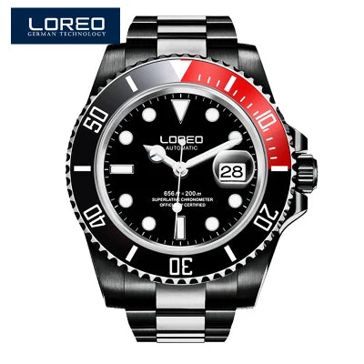 Loreo Waterproof Automatic Watch with Luminous dials