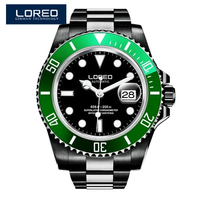 Loreo Waterproof Automatic Watch with Luminous dials