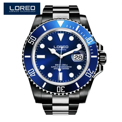 Loreo Waterproof Automatic Watch with Luminous dials