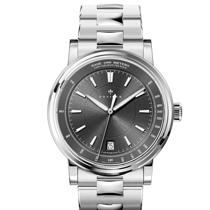 Poniger Waterproof Business or Fashion Watch Automatic with Date