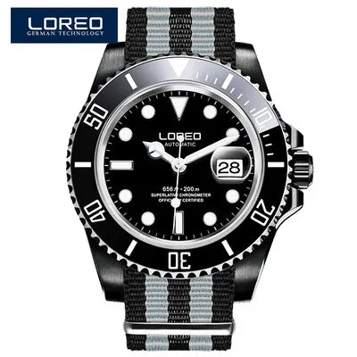 Loreo Waterproof Automatic Watch with Luminous dials