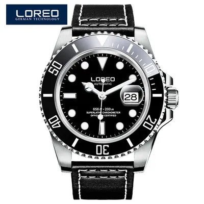 Loreo Waterproof Automatic Watch with Luminous dials