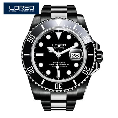 Loreo Waterproof Automatic Watch with Luminous dials