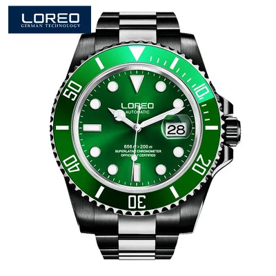 Loreo Waterproof Automatic Watch with Luminous dials