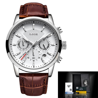 Lige Men's Watches Business Fashion Quartz