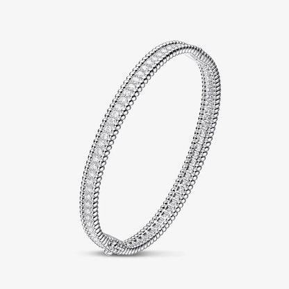 Oevas 100% 925 Sterling Silver 2mm Bang 18k White Gold Plated
