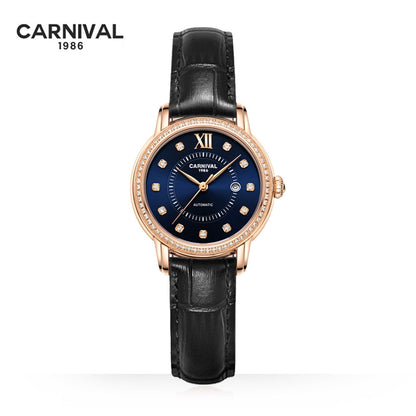 Carnival Mechanical  Automatic Watch Waterproof Crystal Sapphire