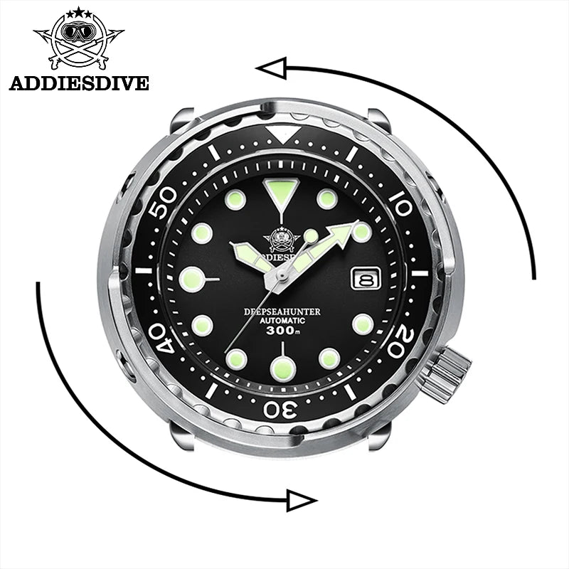 Addies Diver C3 Super Luminous 20Bar Waterproof Diving Watch Automatic