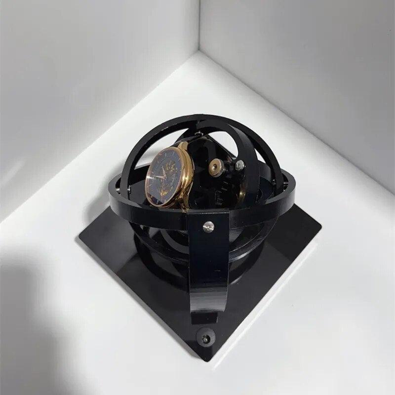 Automatic Watch Winder Box Display USB powered Gyro Rotator