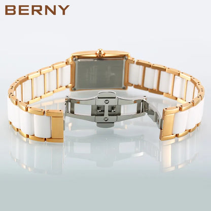 Berny Quartz Ceramic Waterproof Watch Moulin Rouge