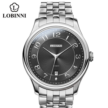 Lobinni Men Dress Watch Miyota 8215 Automatic Mechanical Sapphire Glass