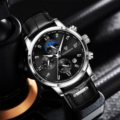 Lige Men's Watches Business Fashion Quartz