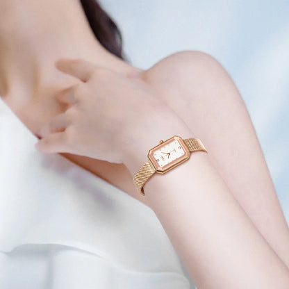 Ebohr Japanese Quartz Waterproof Rose Gold Watch