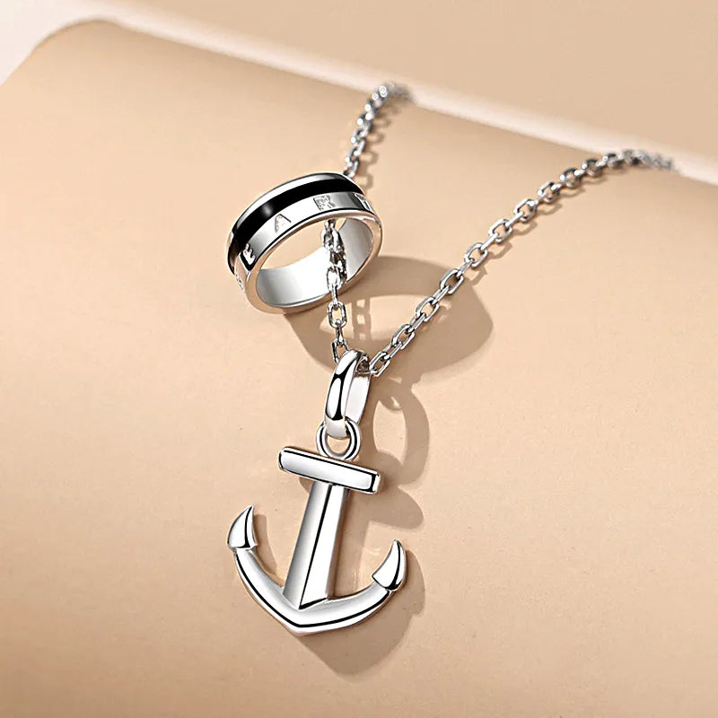 S925 Sterling Silver Necklace Men's Necklaces Cool Charms