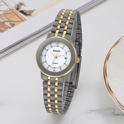 Berny Titanium Watch  Quartz Wristwatch Supper Light Japanese Miyota Movement
