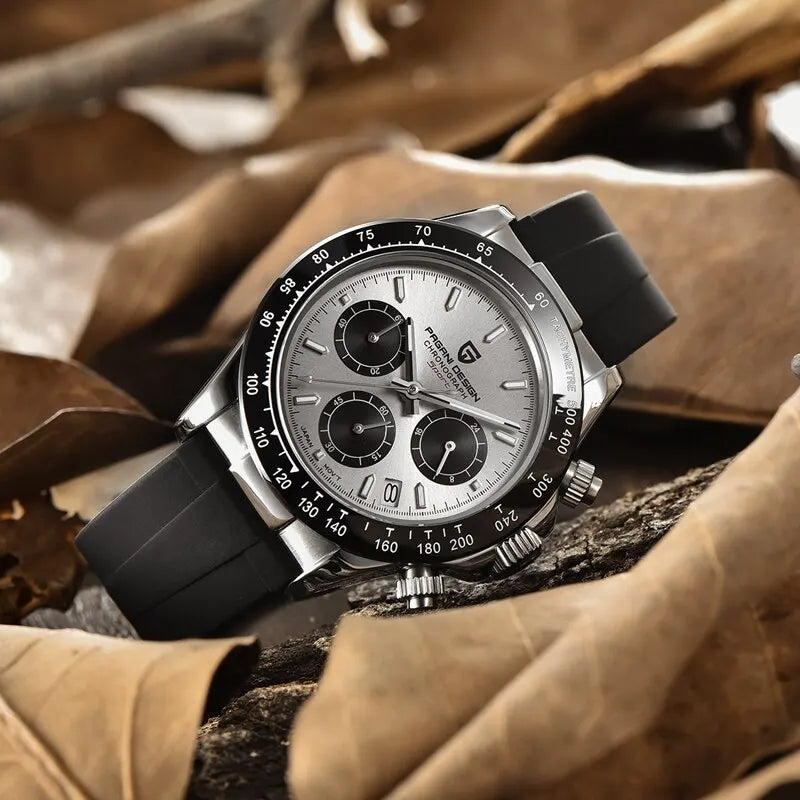 Pagani Design Men's Watch Quartz Automatic Date, Waterproof Sport Chronograph