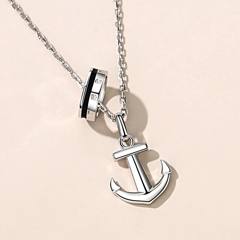 S925 Sterling Silver Necklace Men's Necklaces Cool Charms