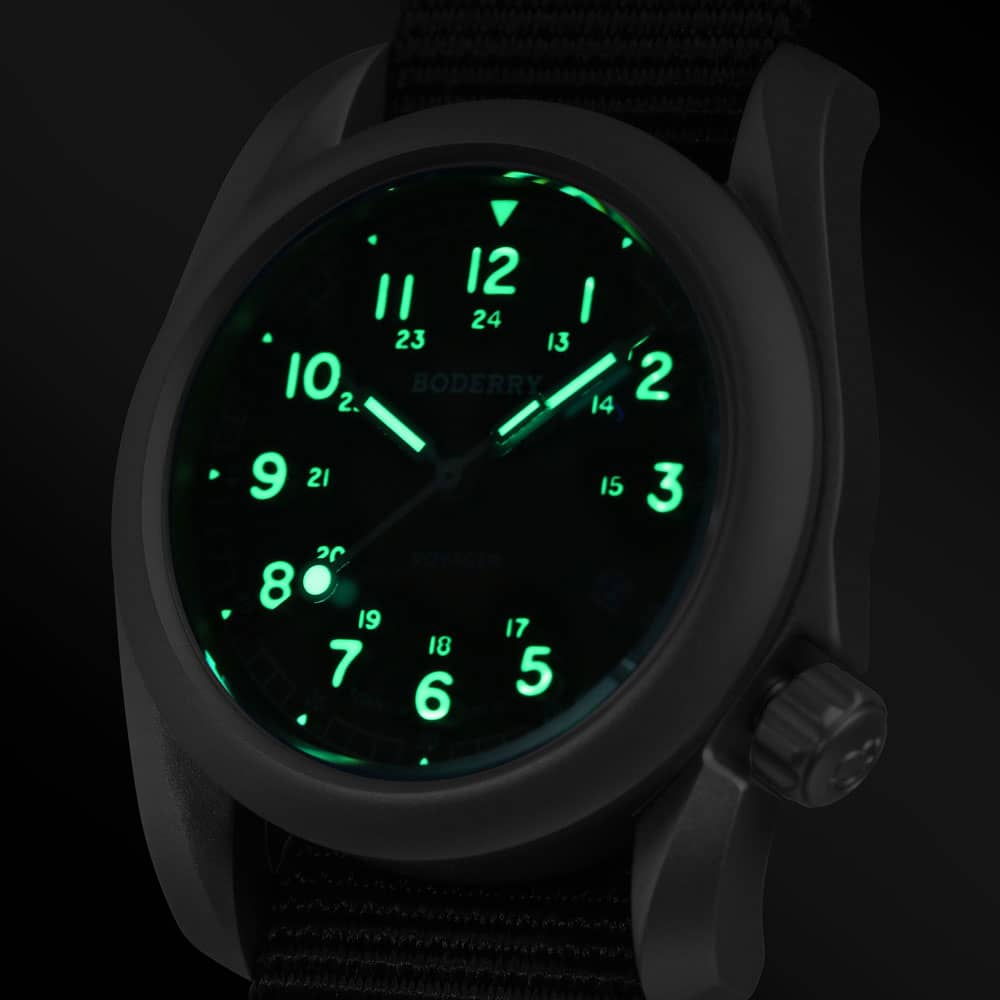 Boderry Field Watch: Titanium Automatic Watch