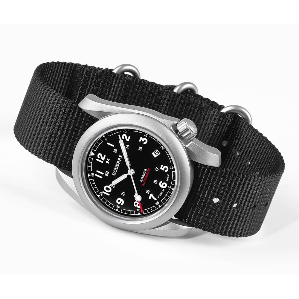 Boderry Field Watch: Titanium Automatic Watch