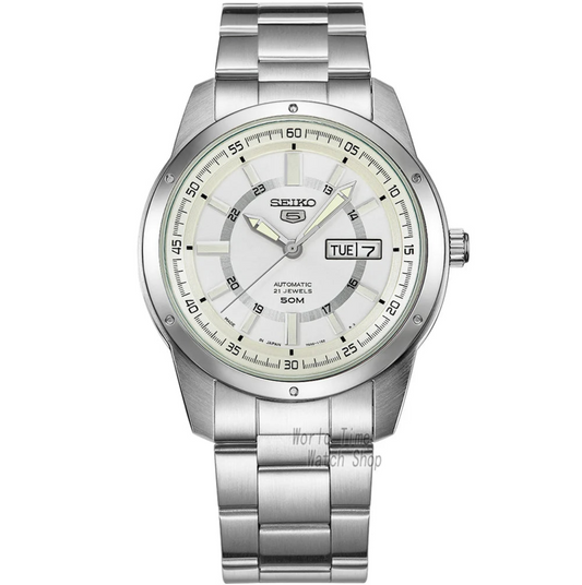 Seiko Classic Automatic Business or Sports Watch Waterproof Steel Strap