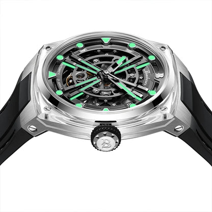 Bruboses Automatic Movement Luminous Waterproof Luxury Watch