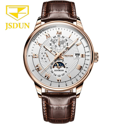 Jsdun Waterproof and Automatic Sport's Watch Moon Phase