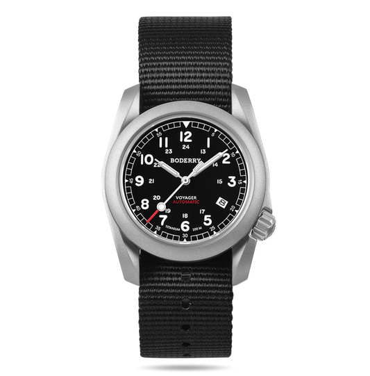 Boderry Field Watch: Titanium Automatic Watch
