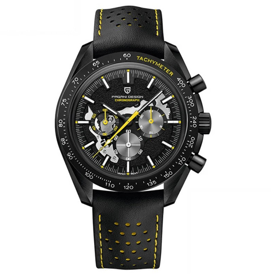 Pagani Design Moon Dark Men's Watch Quartz Watch, Chronograph, Sapphire Glass