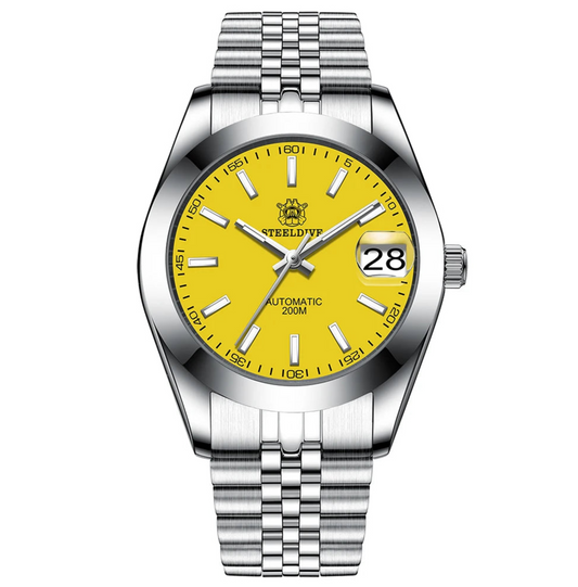 Steeldive Diver Watch1934 Retro Water Ghost Luxury Sapphire NH35 Men Automatic Watch Waterproof
