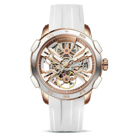 Seagull Men's Watch Mechanical Watch Skeleton Luminous Automatic